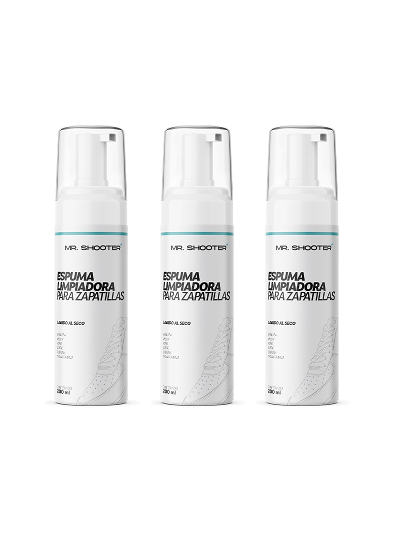 ESPUMA LIMPIADORA PARA ZAPATILLAS