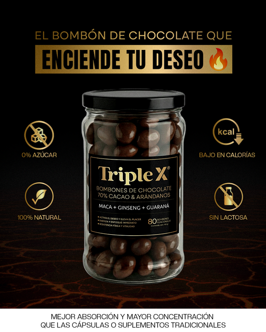 Bombones Afrodisiacos de Chocolate Triple X